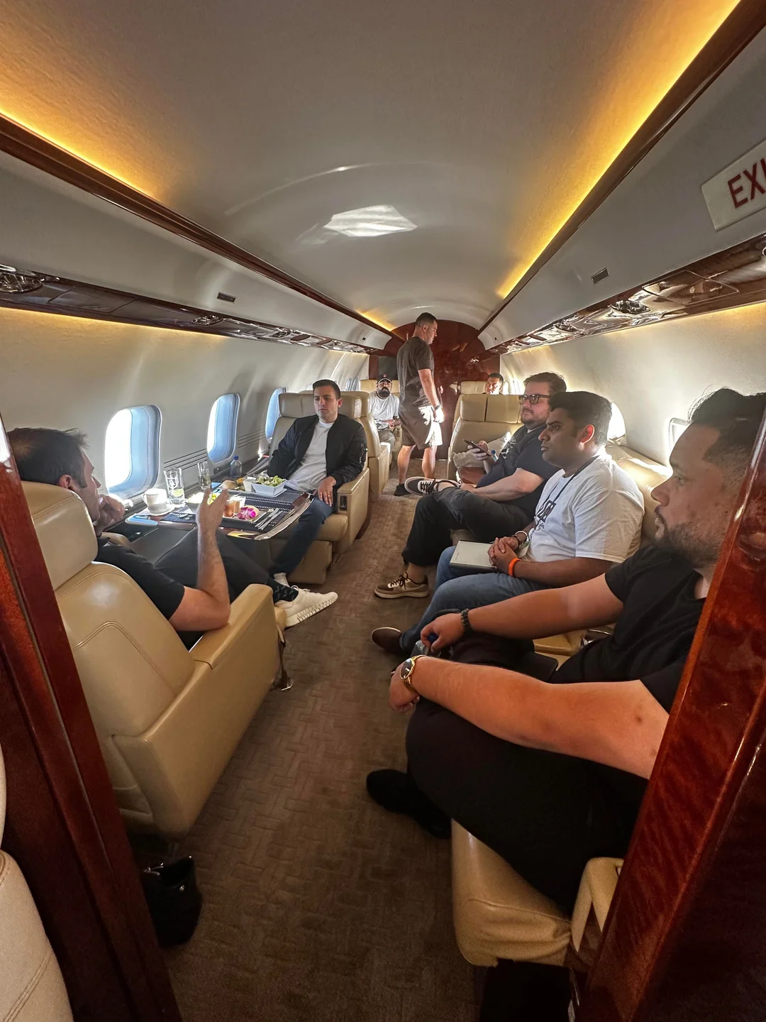 Ringba Inner Circle - Private Jet - inside the jet